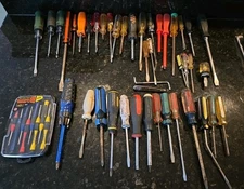Lot Of Screwdrivers Phillips Flat Allen Torx Precision Varied Makes Lot A 