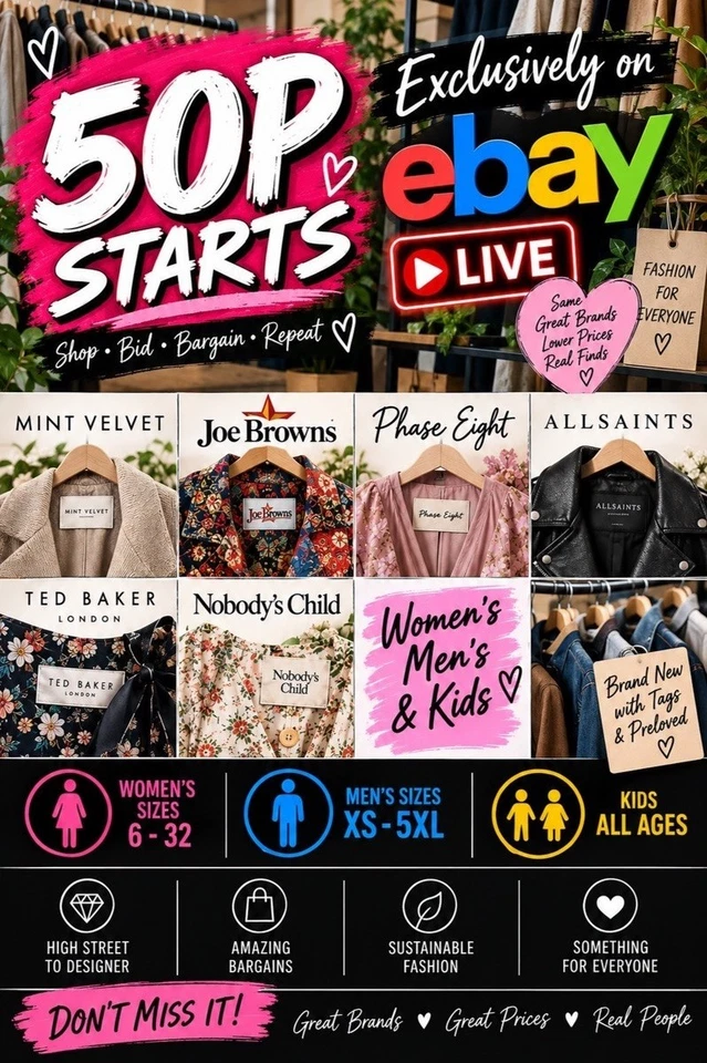     ⭐ BIG BRANDS FROM 50p! Women’s • Men’s • Kids • Reseller Deals