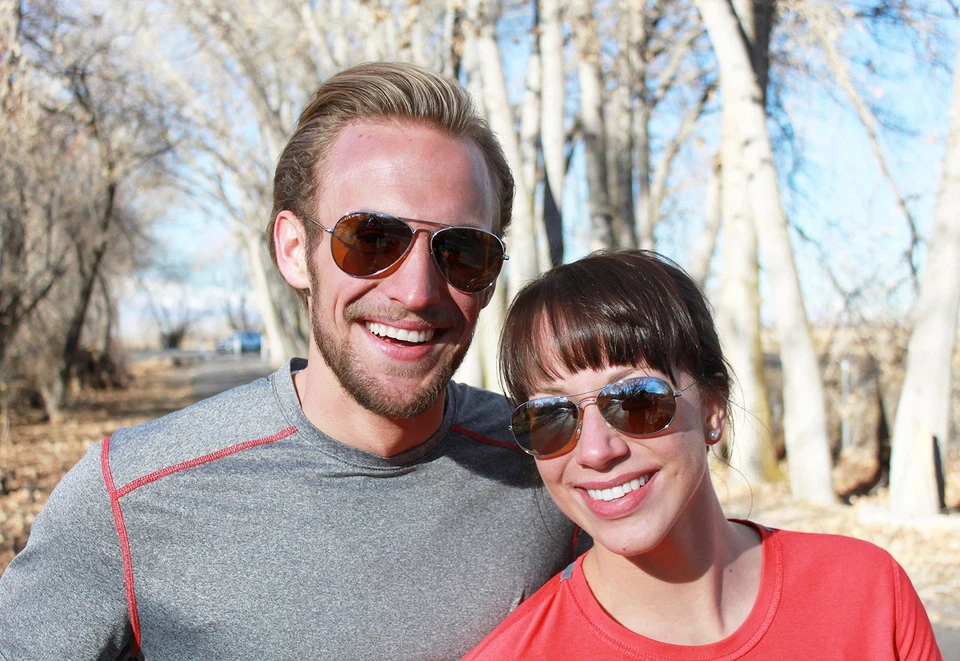 Aviator Sunglasses Silver Stainless Steel Frame Polarized 58mm Classic Men's ... - Image 3 of 4