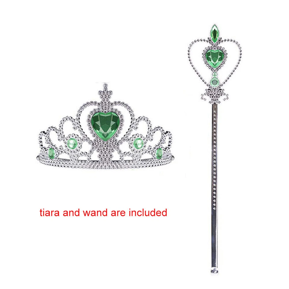 Kids Frozen Anna Princess Costume Christmas Party Fancy DressUp Outfit for Girls - Image 2 of 4