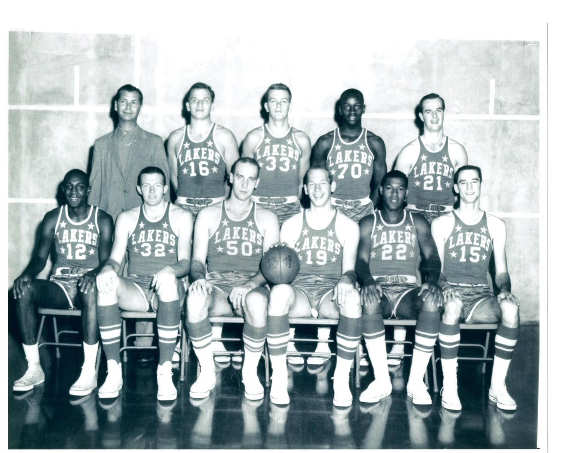 1958 1959 MINNEAPOLIS LAKERS 8X10 TEAM PHOTO BASKETBALL NBA | eBay