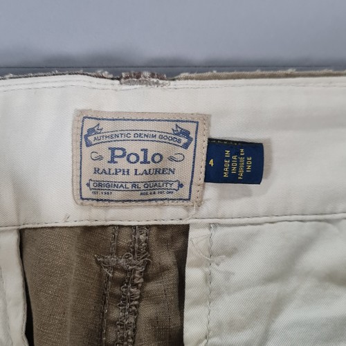 Polo Ralph Lauren Womens Cargo Pants Khaki Green 8 UK Cotton Camo Army - Picture 3 of 11