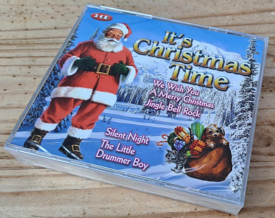 IT'S CHRISTMAS TIME: 3 CD-Box mit 48 Weihnachtsongs (Elvis, Frank Sinatra... NEU - Bild 3 von 4