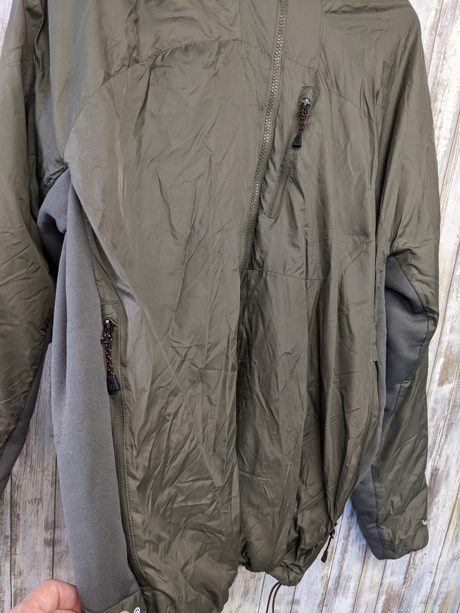 Champion Men's Lightweight Jacket Olive Green Nylon Lined
