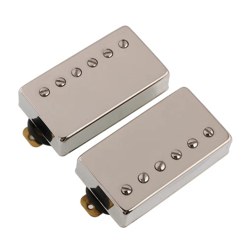 Alnico II Humbucker Pickup Set Neck/Bridge for LP Les Paul Electric Guitar Nicke