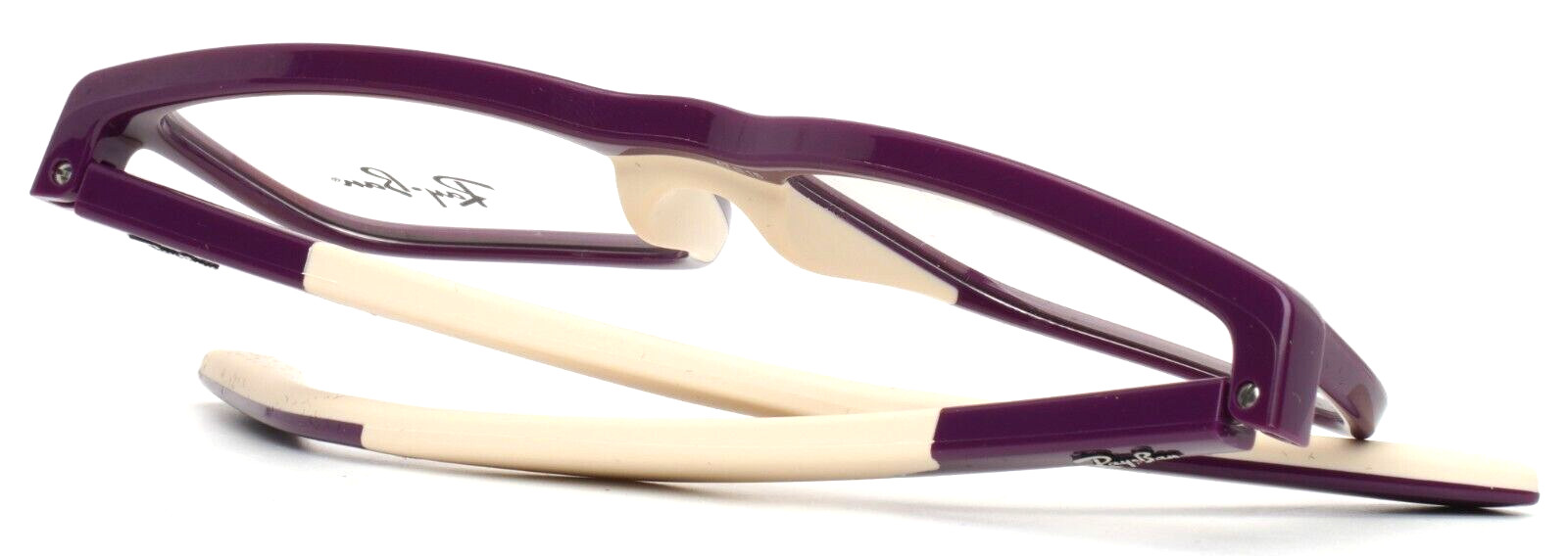 RAY BAN RB1621 3931 Purple On Light Brown Unisex Kids Eyeglasses 47-15-130