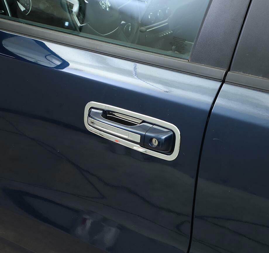 For 2019-2022 Dodge Ram 1500 ABS Chrome Exterior Car Door Handle Bowl Cover  Trim