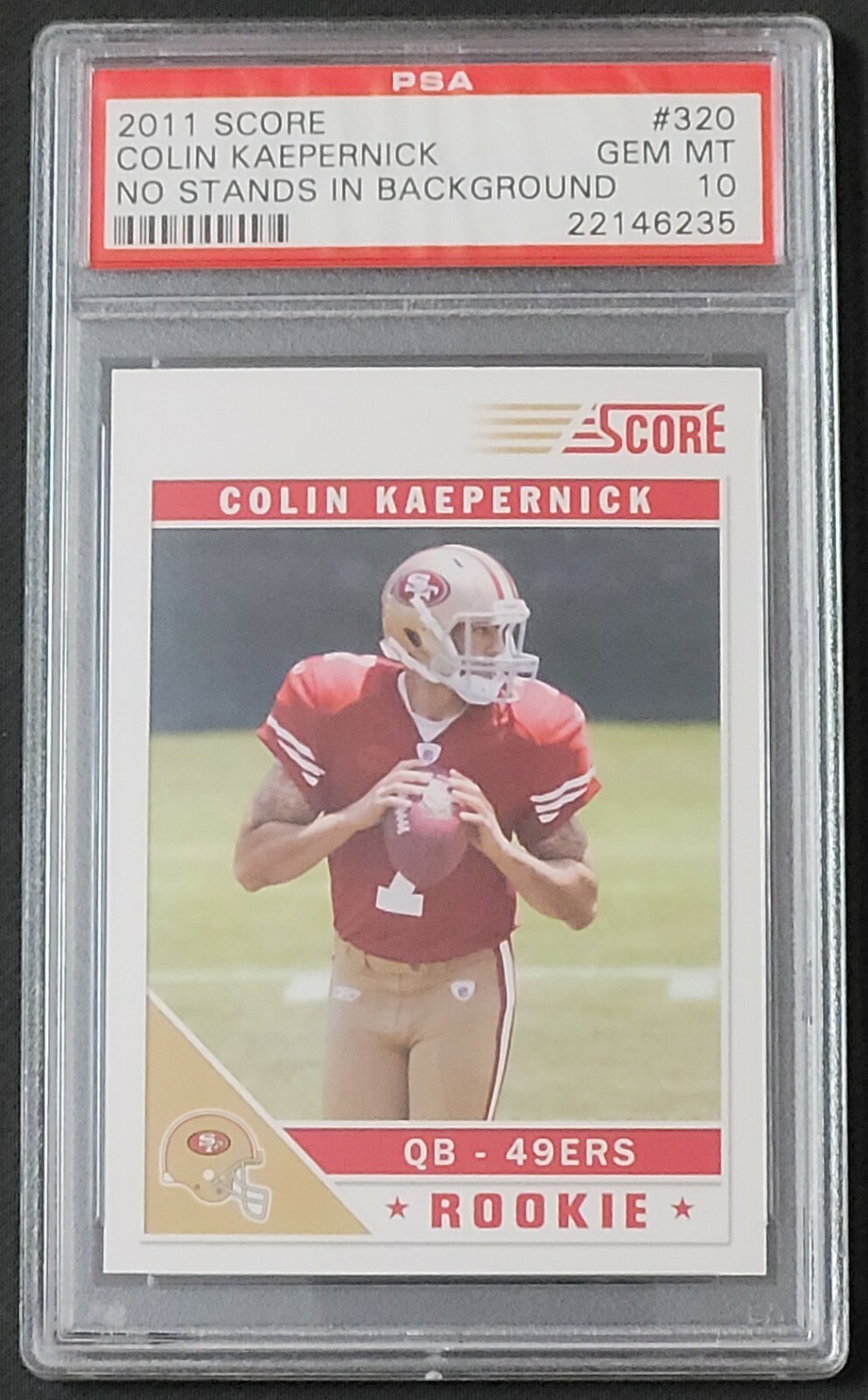 Colin Kaepernick Score #320 No Stands in Background