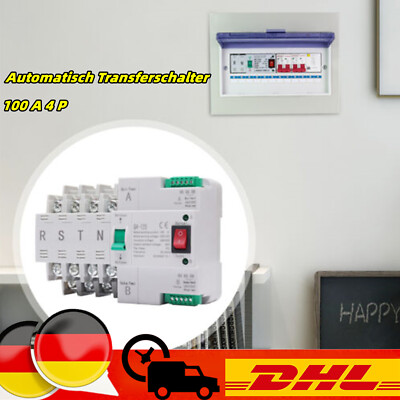 4P AC 220V Dual Power Umschalter Transferschalter Automatisch Transfer Switch