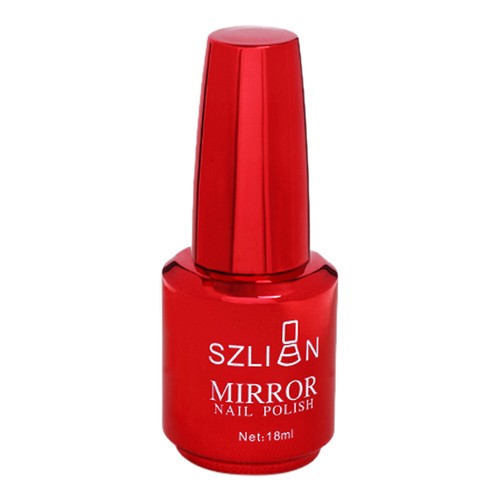 Metallic Nail Polish Magic Effect Chrome Nail Polish Varnish 18ml Red - Picture 2 of 2