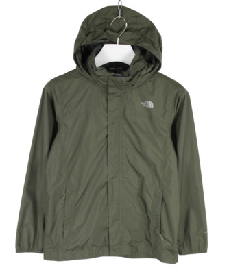 The North Face Dryvent Jacke Jungen Groß Dünn Netzfutter Hidden Kapuze Taschen