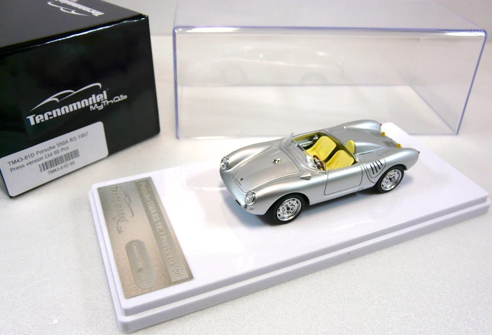 PORSCHE 550A RS Press Version 1957 Ltd TECNOMODEL 1:43 - Immagine 4 di 4