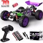 4WD 1:16 RC Car Remote Control High Speed 70KM/H Brushless Brushed Truck for Kid