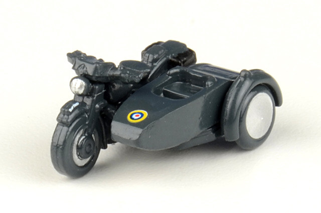 Oxford Diecast 1/148 M20 Motorcycle w/Sidecar Motorcycle RAF