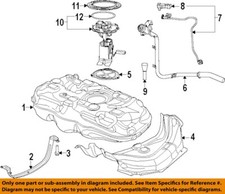 FIAT OEM 14-20 500L Fuel System Fuel System Components-Tank Strap Bolt 6509797AA