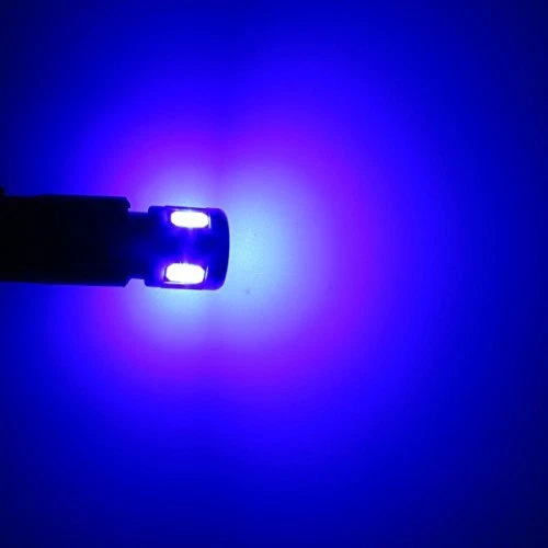 Allá Lighting 4x Azul 6-LED Mapa Interior Cúpula Etiqueta Cortesía Bombillas Lámparas 194 Foto 2 de 4