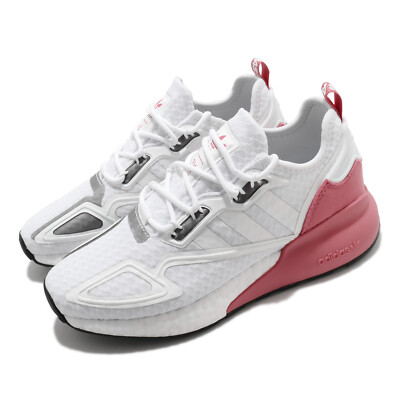 adidas Originals ZX 2K BOOST W White Hazy Rose Women Casual adidas Originals ZX 2K BOOST W White Hazy Rose Women Casual