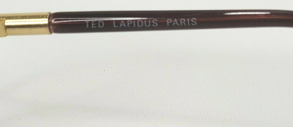 Raro Vintage Ted Lapidus TL 10 Tartaruga Borboleta Óculos de Sol França Apenas Armações - Imagem 4 de 4