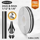 <!--F#f_0-->SATIN BLACK PIN STRIPE Car Model Streamline Adhesive TAPE Decal Vinyl Sticker<!--F/-->
