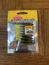 Berkley Powerbait Ripple Shad Firetiger-BRAND NEW-SHIPS SAME BUSINESS DAY 
