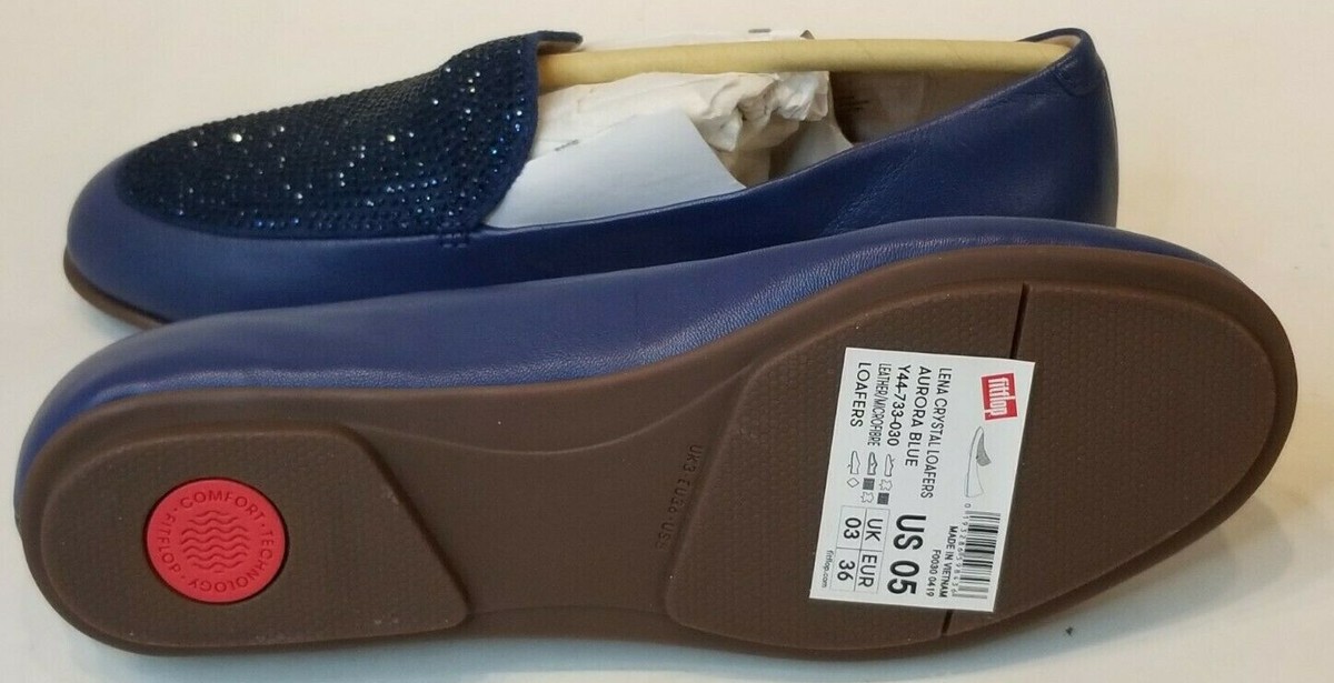 fitflop ローファー LENA CRYSTAL LOAFERS レディース FitFlop Women's Lena Crystal Loafers Flat, Aurora Blue,05 US