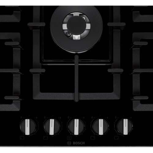 Bosch PPQ7A6B90 Series 6 Built In 75cm 5 Burners Black Gas Hob eBay