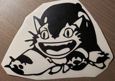 Totoro cat flying die cut Vinyl car decal sticker Ghibli anime