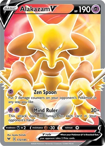 Alakazam V Pokémon TCG Cards