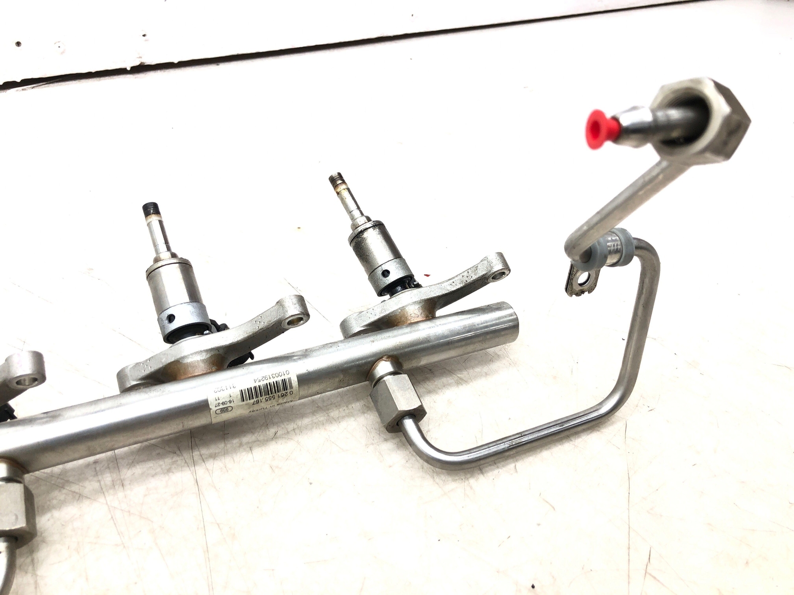 2017-2020 FERRARI GTC4LUSSO 6.3L F140 FUEL INJECTOR RAIL SET 307638 311302