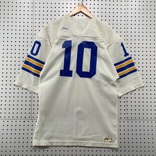 Vintage 70s Russell Athletic Football Jersey Mens Large White WALSH 10 USA
