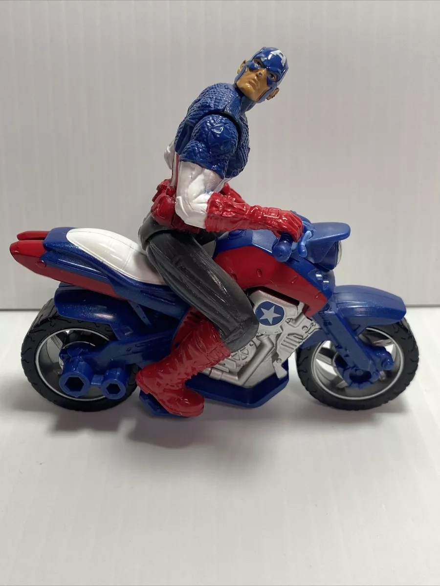 Captain america action hotsell figure with motorcycle