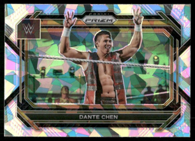 2023 Panini Prizm WWE Cracked Ice #60 Dante Chen wrestling card