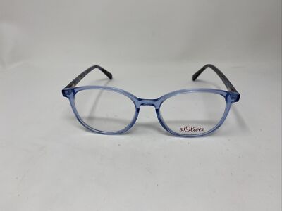 S OLIVER EYEWEAR MOD 93451 400 Blue Brown Eyeglasses Frame DE07