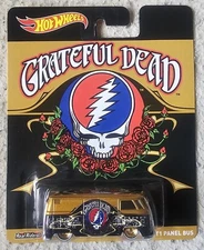Hot Wheels 2014 Premium Grateful Dead VW Volkswagen T1 Panel Bus In Protector 