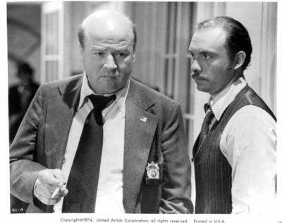 Actors Dana Elcar And Hector Elizondo On Set 1975 OLD PHOTO