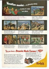 Kodak Brownie Movie Camera 1959 Original Magazine Print Ad