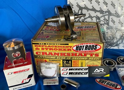 2001 YZ125 HOTRODS WISECO -Top + Bottom End Rebuild Kit Piston Crankshaft