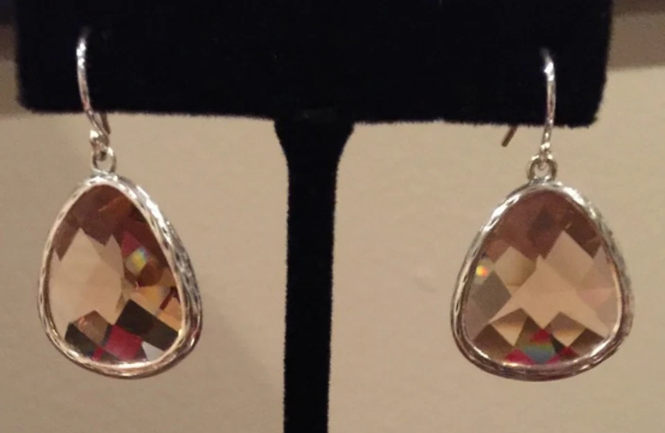 Pendientes Silpada W2775 ABLAZE Silpada plata esterlina cristal pendientes joyería Foto 4 de 4