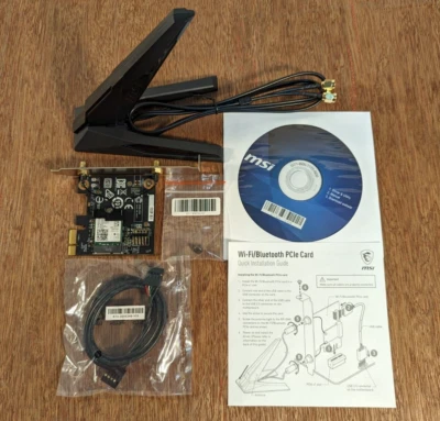 MSI AX916C HERALD-AX INTEL AX210NGW WI-FI 6E Bluetooth 5.2 Adapter Card