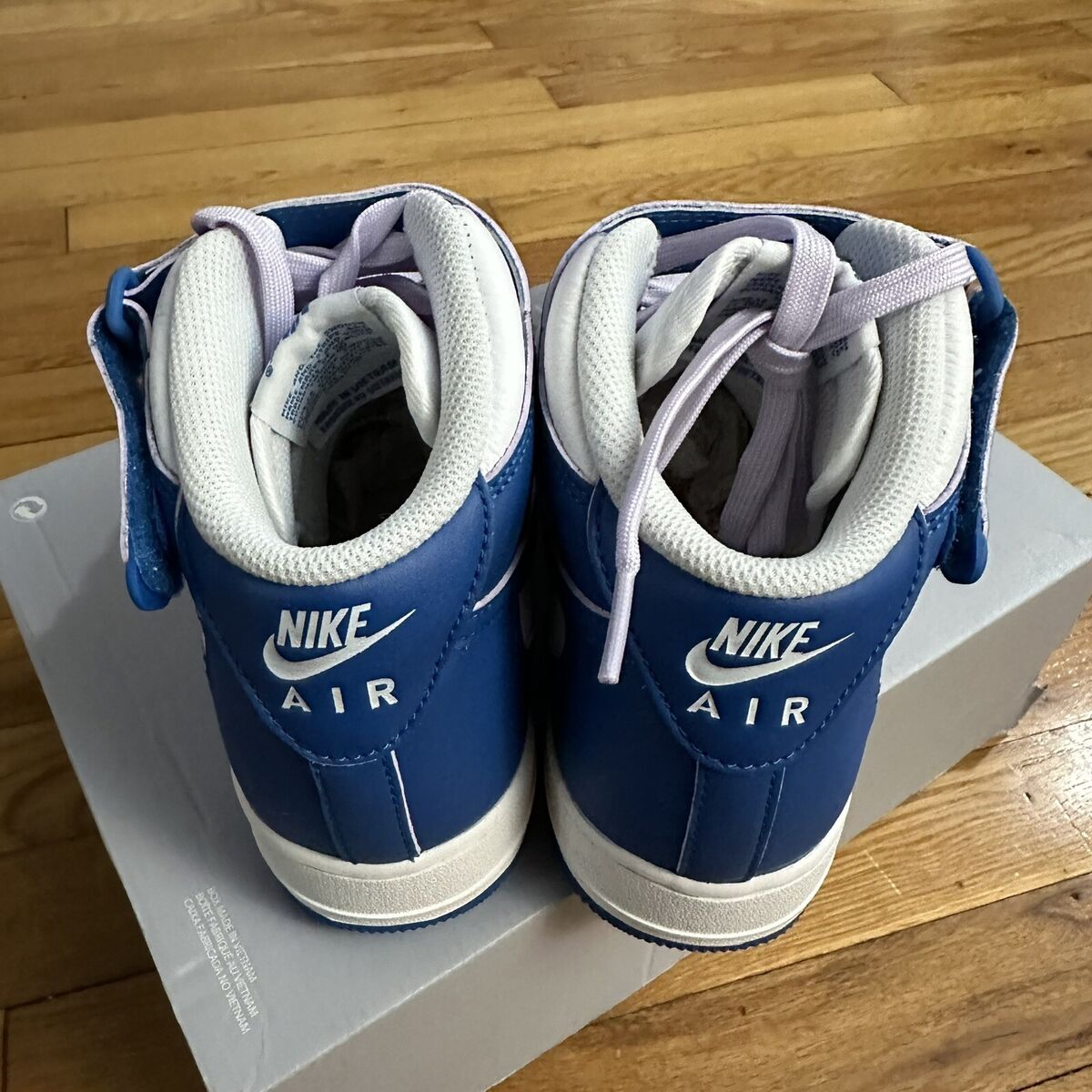 Nike Air Force 1 Mid Royal Blue White Purple DX3721-100