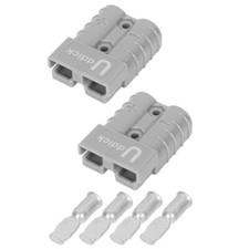 2PCs 50 Amp Battery Quick Disconnect Connector 10-12 AWG Battery Cable Connec...