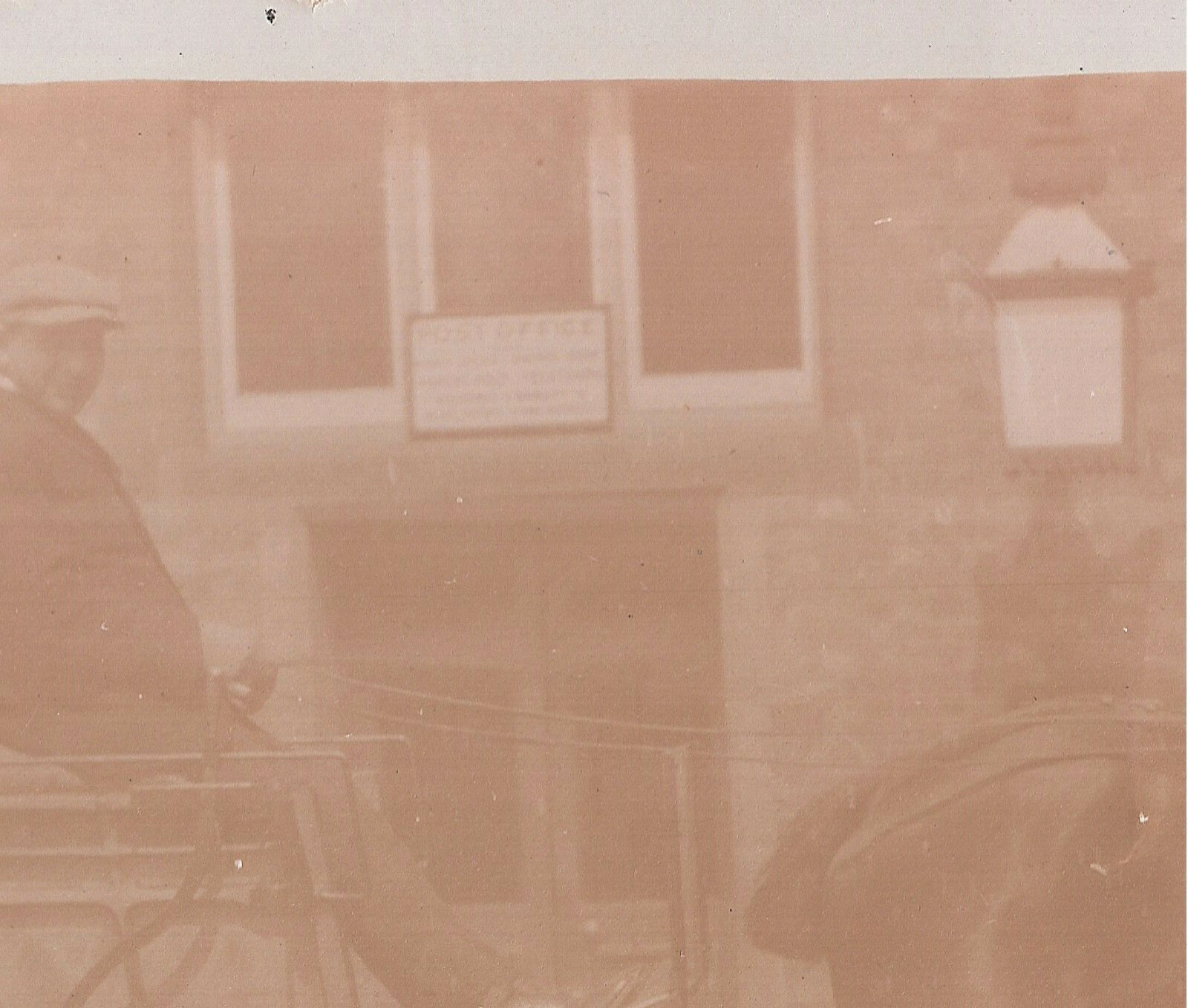 RP Horse and Cart Outside Loughton Post Office Nr Epping taxi ? unused