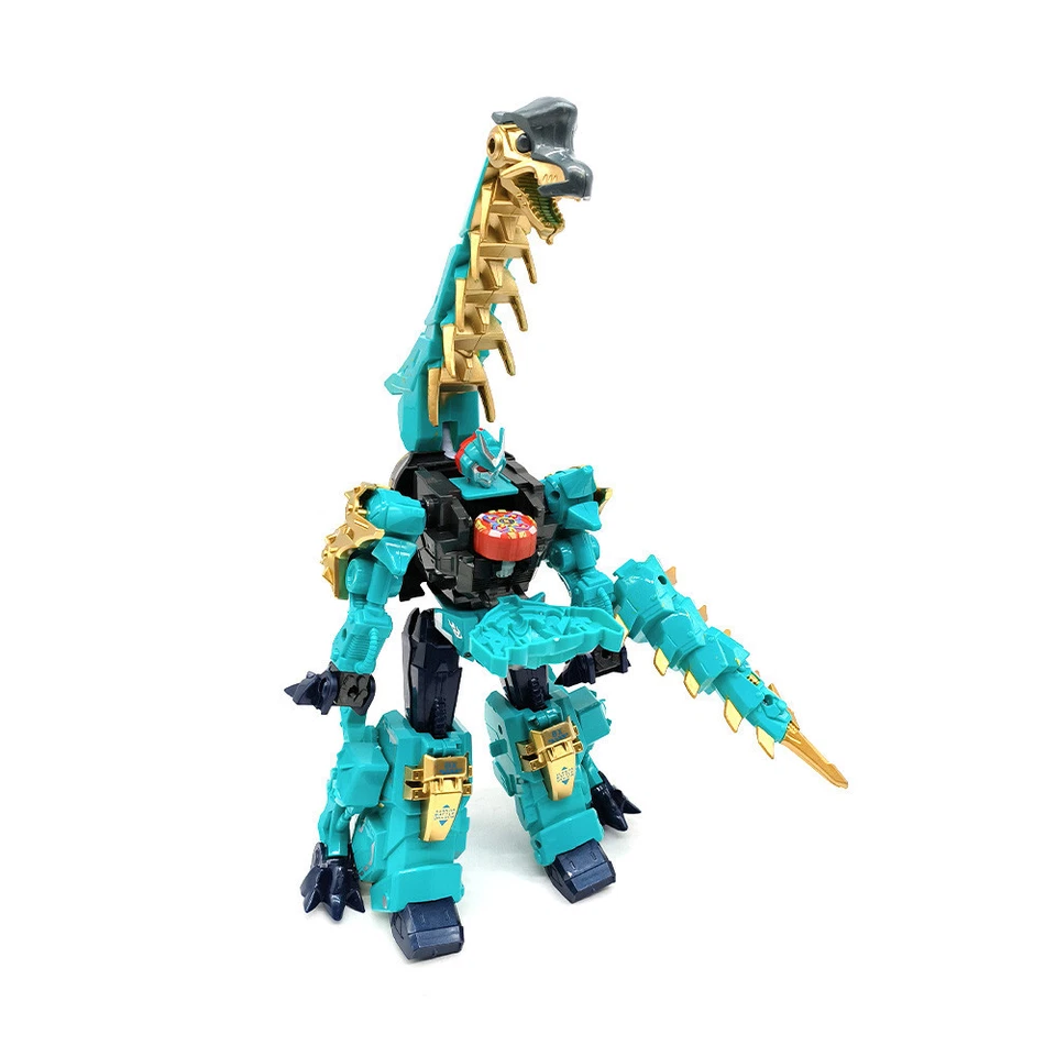 Mecha Dinosaurs Transform Robot Spinning Gyroscope Toys Boys T-Rex Action Figure - Image 4 of 4