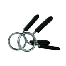 Toorx Fermadischi a Farfalla 25 mm per Manubri e Bilancieri Ferma Dischi Molla