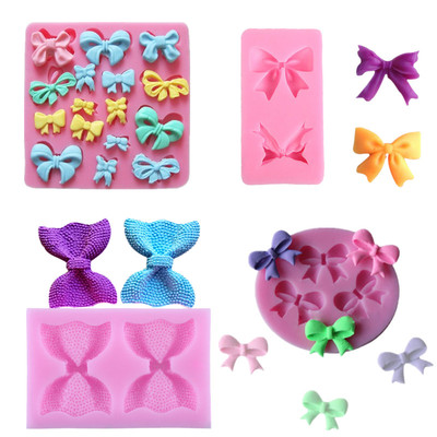 Silicone Cake Mold Butterfly Bow-Knot Design Fondant cake Decorating Mould Tools Silicone Cake Mold Butterfly Bow-Knot Design Fondant cake Decorating Mould Tools