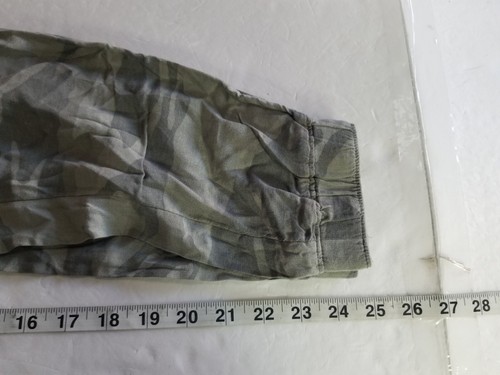 Abercrombie Fitch Kids Girls Large 14 Green Drawstring Elastic Waist Camo Pants - Picture 5 of 7