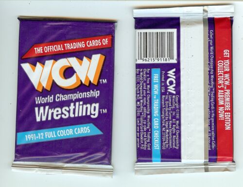 1991 Impel WCW Wrestling single Wax Pack  - Picture 1 of 1