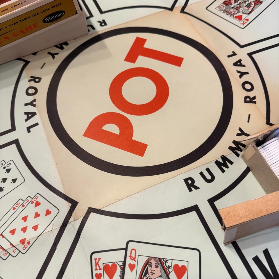 VINTAGE 1965 Rummy Royal Game by Whitman Cards Poker - Image 4 of 4