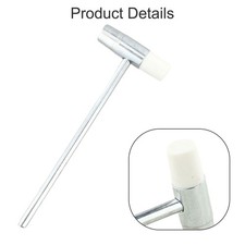 Compact DIY Dead Blow Hammer with Metal and Plastic Head for Versatility