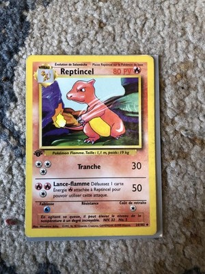 Pokemon TCG Reptincel Charmeleon 1st Edition Shadowless Base